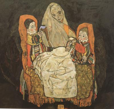 Egon Schiele Mother with Two Chilren III (mk12)